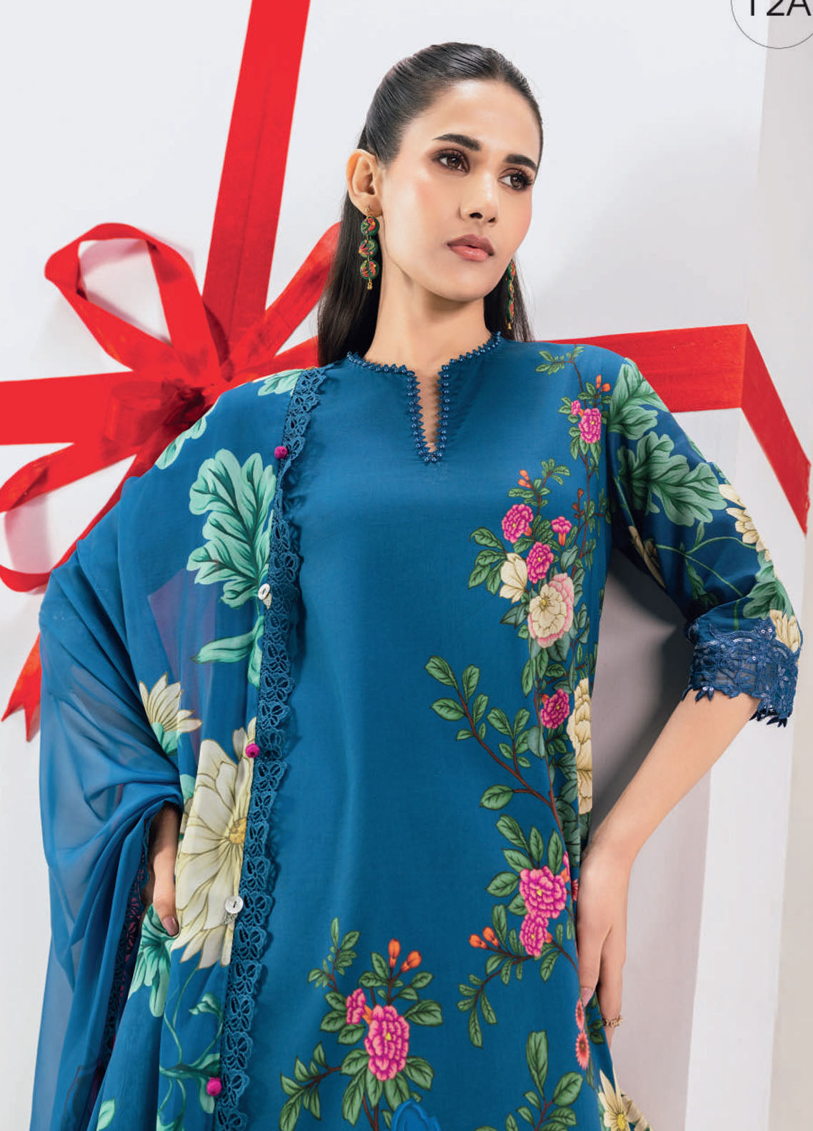 M Basic Spring Summer By Maria B Embroidered Lawn 3 Piece Unstitched Suit MB26MBSS D-12A M Basic Spring Summer By Maria B Embroidered Lawn 3 Piece Unstitched Suit MB26MBSS D-12A