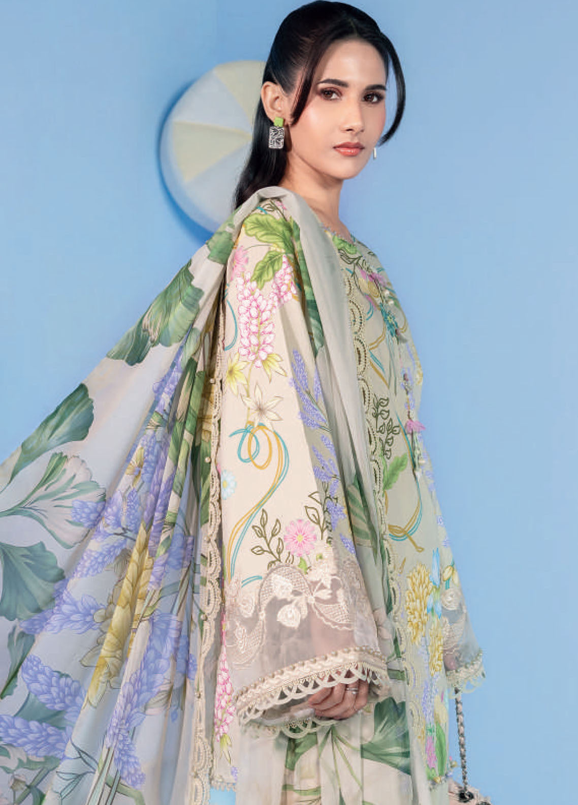 M Basic Spring Summer By Maria B Embroidered Lawn 3 Piece Unstitched Suit MB26MBSS D-13A M Basic Spring Summer By Maria B Embroidered Lawn 3 Piece Unstitched Suit MB26MBSS D-13A