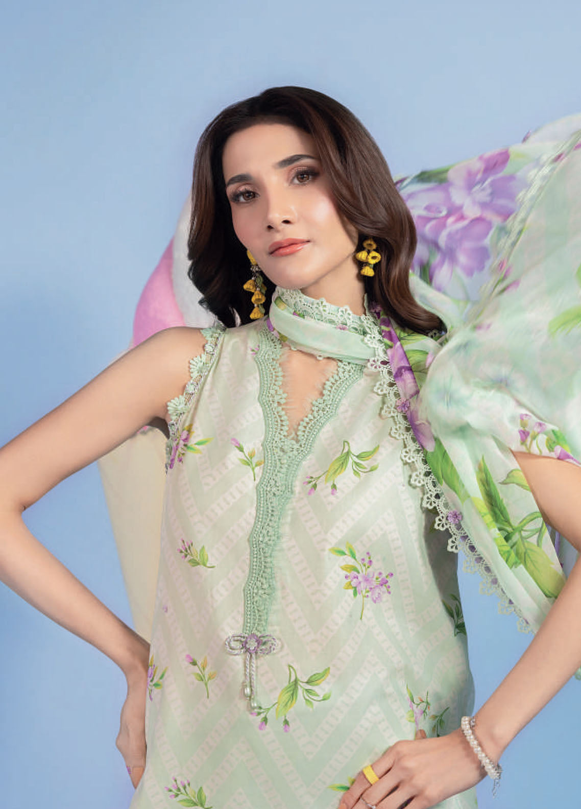 M Basic Spring Summer By Maria B Embroidered Lawn 3 Piece Unstitched Suit MB26MBSS D-15B M Basic Spring Summer By Maria B Embroidered Lawn 3 Piece Unstitched Suit MB26MBSS D-15B