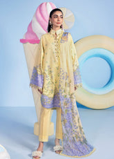 M Basic Spring Summer By Maria B Embroidered Lawn 3 Piece Unstitched Suit MB26MBSS D-1A