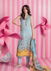 M Basic Spring Summer By Maria B Embroidered Lawn 3 Piece Unstitched Suit MB26MBSS D-1B