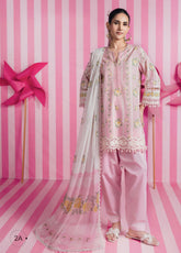 M Basic Spring Summer By Maria B Embroidered Lawn 3 Piece Unstitched Suit MB26MBSS D-2A