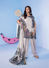 M Basic Spring Summer By Maria B Embroidered Lawn 3 Piece Unstitched Suit MB26MBSS D-4A