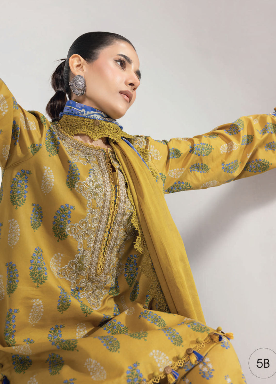 M Basic Spring Summer By Maria B Embroidered Lawn 3 Piece Unstitched Suit MB26MBSS D-5B M Basic Spring Summer By Maria B Embroidered Lawn 3 Piece Unstitched Suit MB26MBSS D-5B