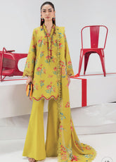 M Basic Spring Summer By Maria B Embroidered Lawn 3 Piece Unstitched Suit MB26MBSS D-6B