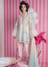 M Basic Spring Summer By Maria B Embroidered Lawn 3 Piece Unstitched Suit MB26MBSS D-7B