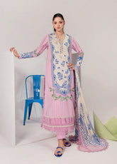 M Basic Spring Summer By Maria B Embroidered Lawn 3 Piece Unstitched Suit MB26MBSS D-9B