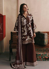 M Basics Agla Station By Maria B Embroidered Slub Khaddar 3 Piece Unstitched Suit MB26AGW D-04A