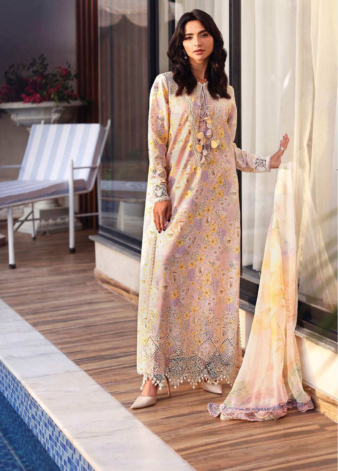 M Prints By Maria B Embroidered Lawn 3 Piece Unstitched Suit MB26MPEEV2 D-MPT-7B M Prints By Maria B Embroidered Lawn 3 Piece Unstitched Suit MB26MPEEV2 D-MPT-7B