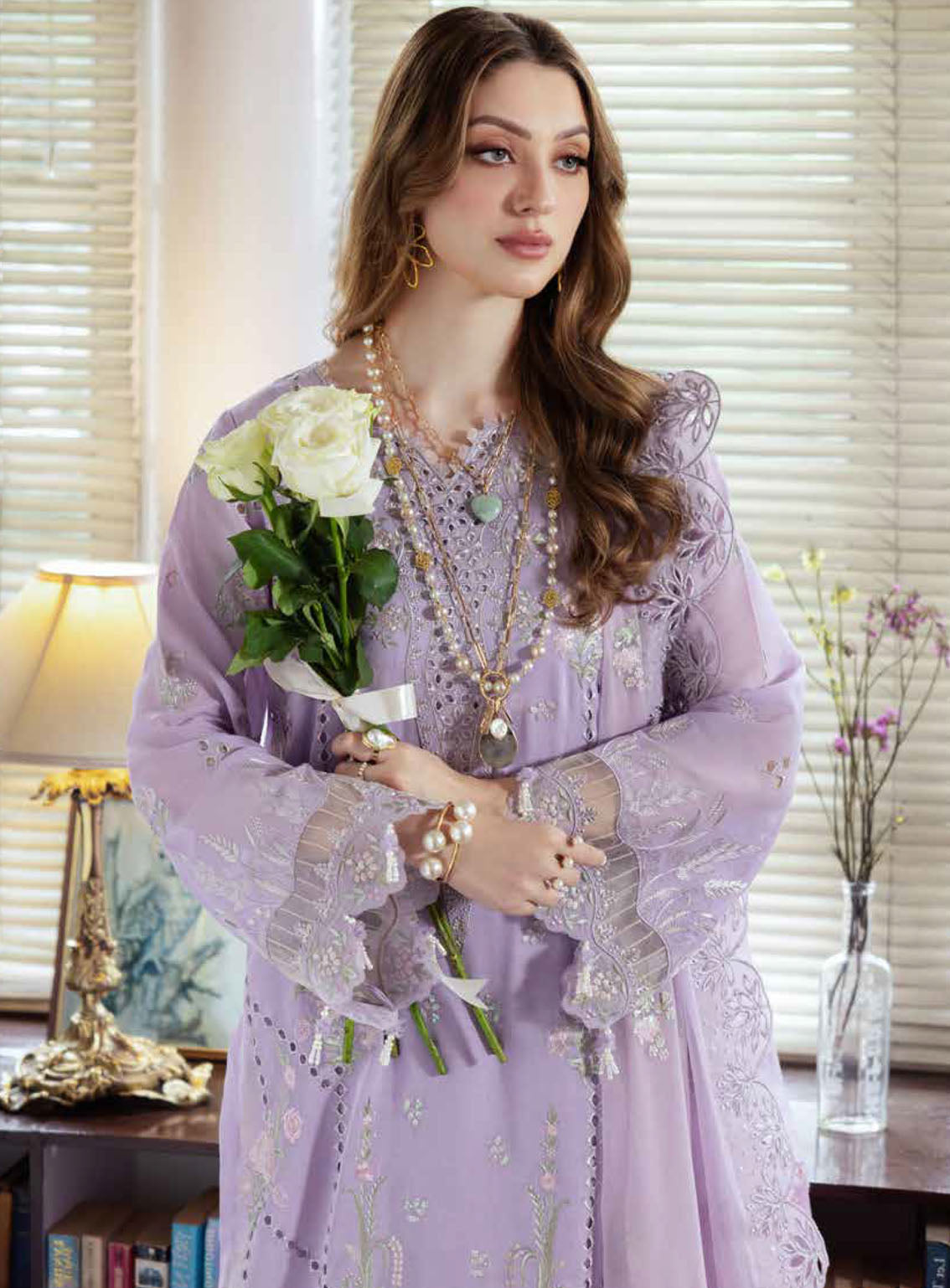 Mademoiselle By Nureh Embroidered Swiss Lawn Suits Unstitched 3 Piece - NU24MSV NE-81 Mademoiselle By Nureh Embroidered Swiss Lawn Suits Unstitched 3 Piece - NU24MSV NE-81