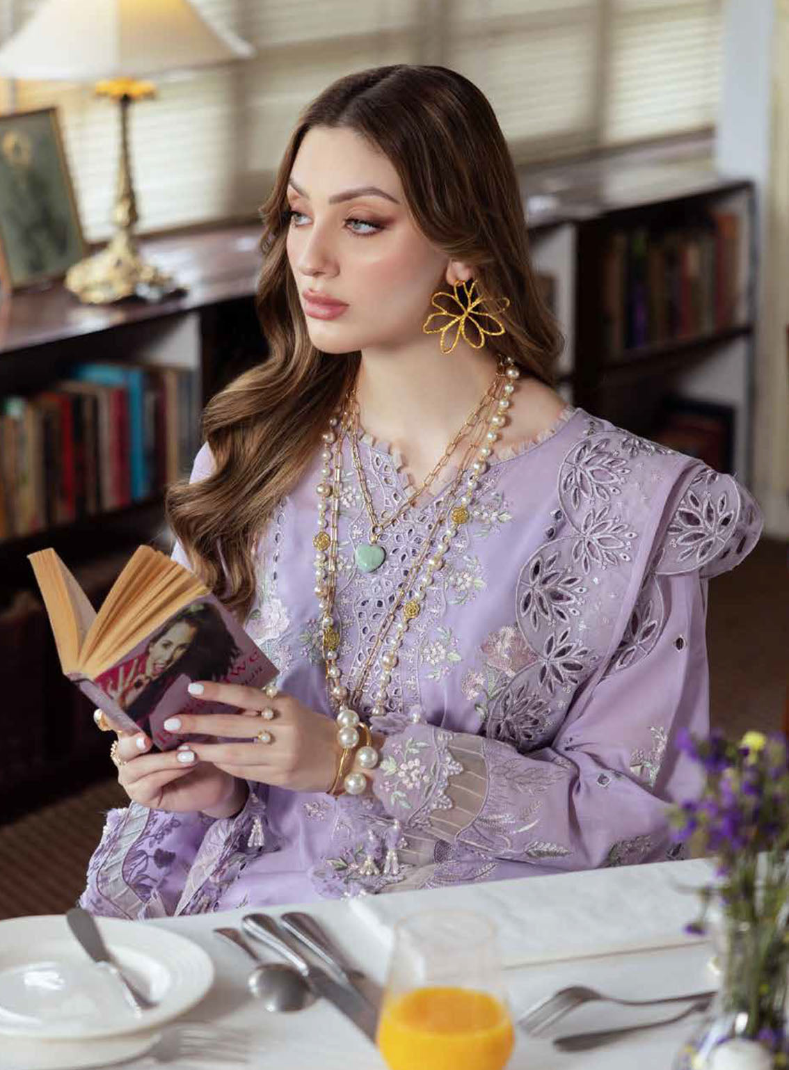 Mademoiselle By Nureh Embroidered Swiss Lawn Suits Unstitched 3 Piece - NU24MSV NE-81 Mademoiselle By Nureh Embroidered Swiss Lawn Suits Unstitched 3 Piece - NU24MSV NE-81