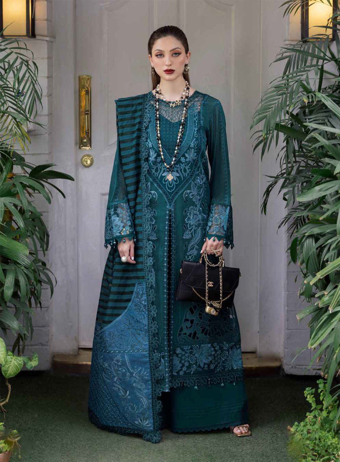 Mademoiselle By Nureh Embroidered Swiss Lawn Suits Unstitched 3 Piece - NU24MSV NE-82 Mademoiselle By Nureh Embroidered Swiss Lawn Suits Unstitched 3 Piece - NU24MSV NE-82