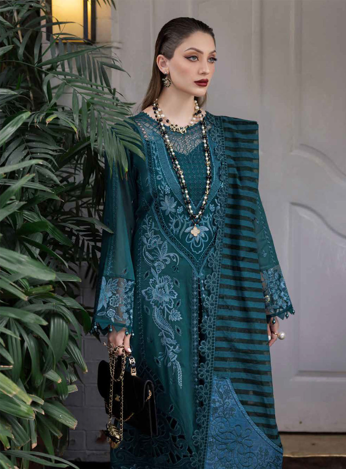 Mademoiselle By Nureh Embroidered Swiss Lawn Suits Unstitched 3 Piece - NU24MSV NE-82 Mademoiselle By Nureh Embroidered Swiss Lawn Suits Unstitched 3 Piece - NU24MSV NE-82