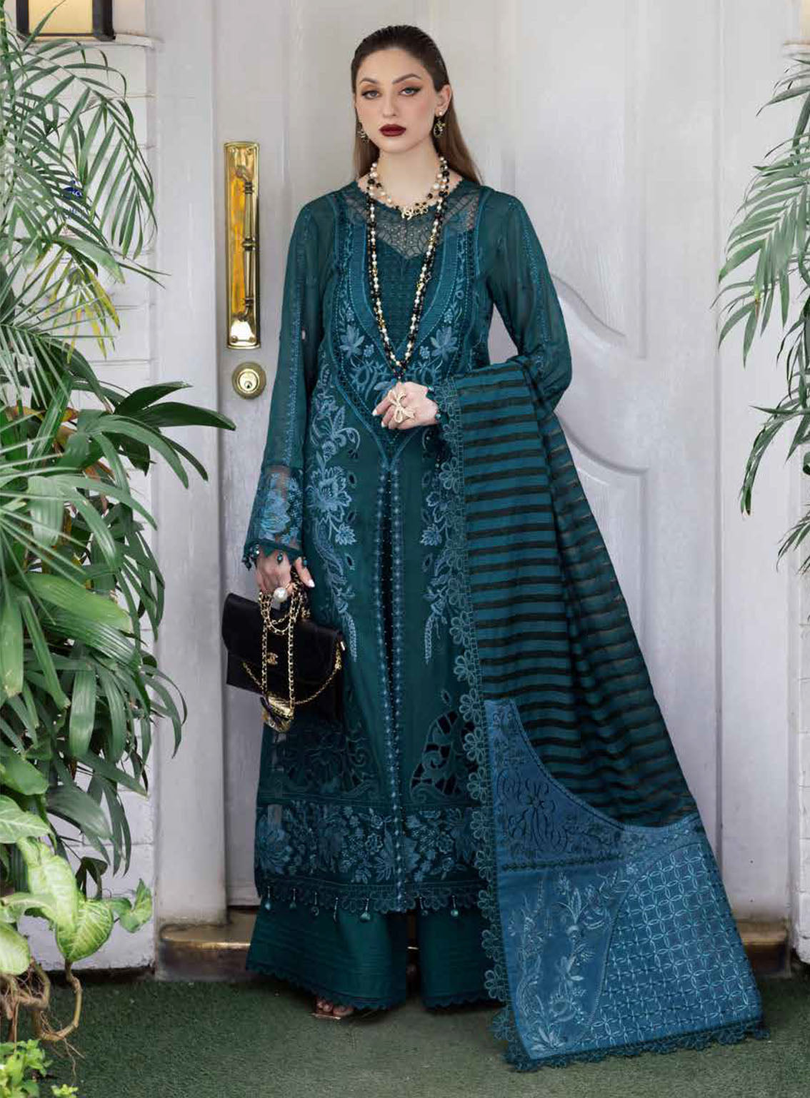 Mademoiselle By Nureh Embroidered Swiss Lawn Suits Unstitched 3 Piece - NU24MSV NE-82 Mademoiselle By Nureh Embroidered Swiss Lawn Suits Unstitched 3 Piece - NU24MSV NE-82