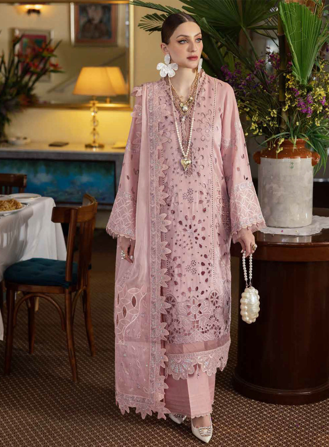 Mademoiselle By Nureh Embroidered Swiss Lawn Suits Unstitched 3 Piece - NU24MSV NE-83 Mademoiselle By Nureh Embroidered Swiss Lawn Suits Unstitched 3 Piece - NU24MSV NE-83