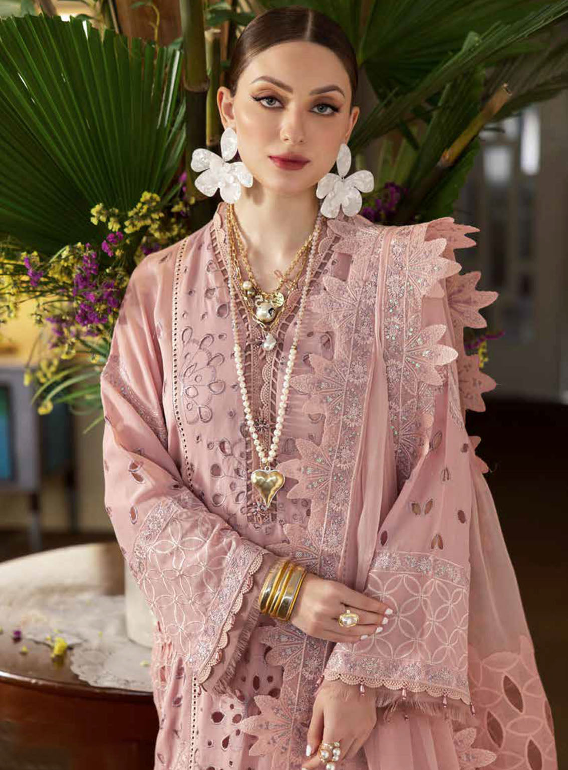 Mademoiselle By Nureh Embroidered Swiss Lawn Suits Unstitched 3 Piece - NU24MSV NE-83 Mademoiselle By Nureh Embroidered Swiss Lawn Suits Unstitched 3 Piece - NU24MSV NE-83