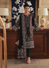 Maisone By Gulaal Luxury Embroidered Lawn 3 Piece Unstitched Suit GL26DLLV1 D-13 AZIELE