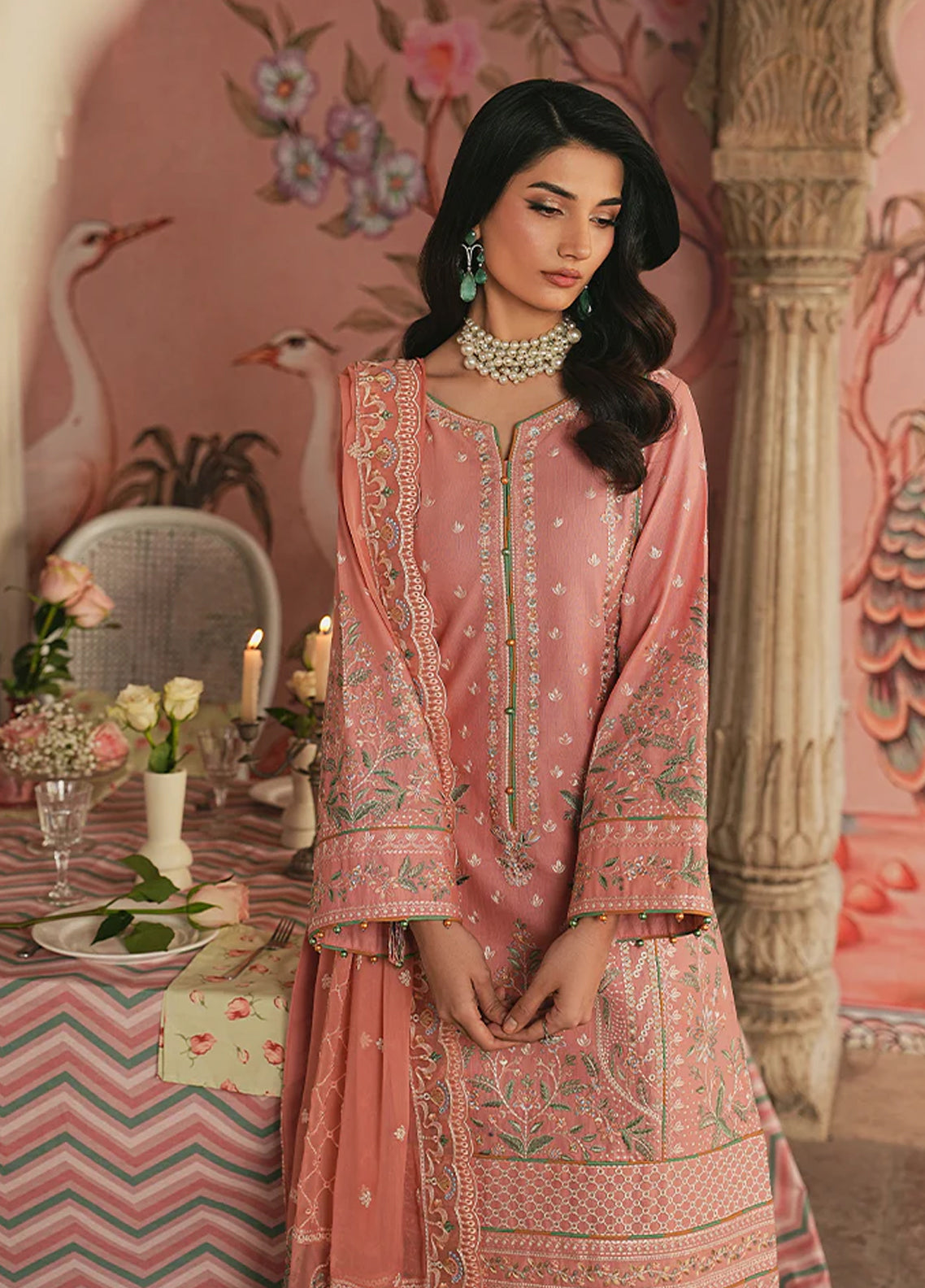Maisone By Gulaal Luxury Embroidered Lawn 3 Piece Unstitched Suit GL26DLLV1 D-14 SELVARA Maisone By Gulaal Luxury Embroidered Lawn 3 Piece Unstitched Suit GL26DLLV1 D-14 SELVARA
