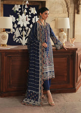 Maisone By Gulaal Luxury Embroidered Lawn 3 Piece Unstitched Suit GL26DLLV1 D-16 VELMIRA