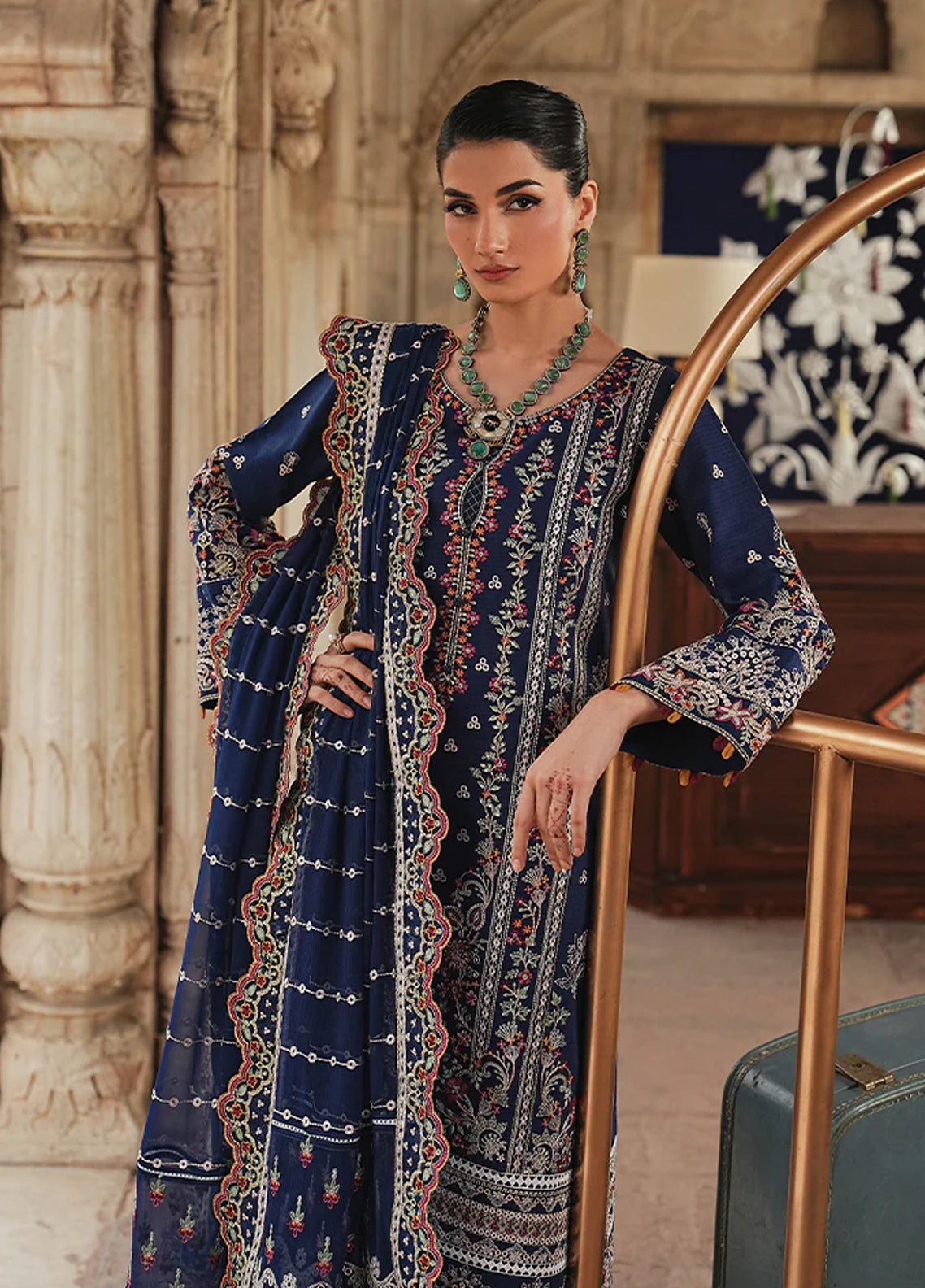 Maisone By Gulaal Luxury Embroidered Lawn 3 Piece Unstitched Suit GL26DLLV1 D-16 VELMIRA Maisone By Gulaal Luxury Embroidered Lawn 3 Piece Unstitched Suit GL26DLLV1 D-16 VELMIRA