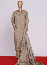 Majestic By HZ Textiles Embroidered Silk 3 Piece Stitched Suit HZ26MESSP D-REP-002