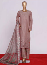 Majestic By HZ Textiles Embroidered Silk 3 Piece Stitched Suit HZ26MESSP D-REP-005