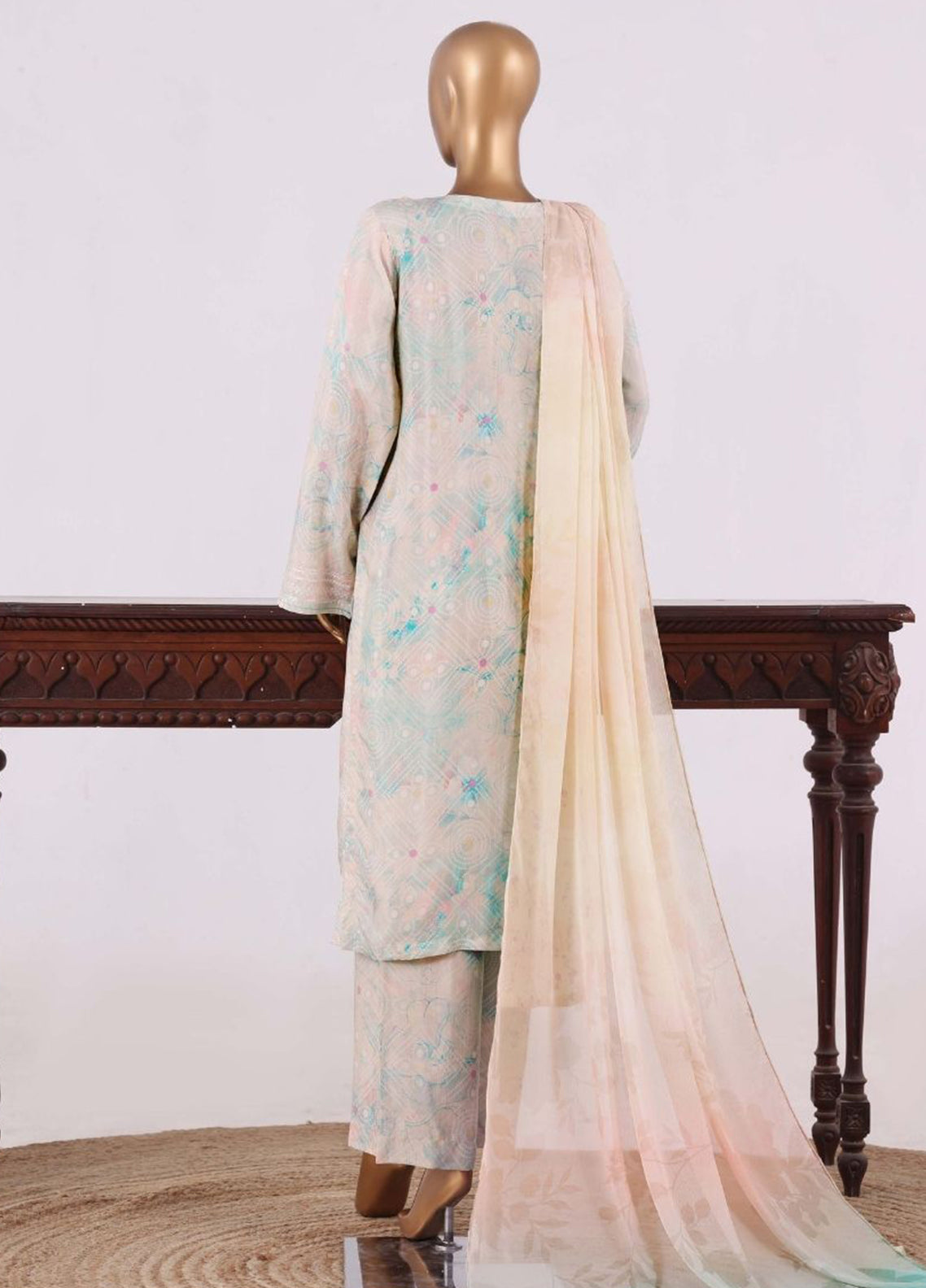 Majestic By HZ Textiles Embroidered Silk 3 Piece Stitched Suit HZ26MESSP D-RPE-2609 Majestic By HZ Textiles Embroidered Silk 3 Piece Stitched Suit HZ26MESSP D-RPE-2609