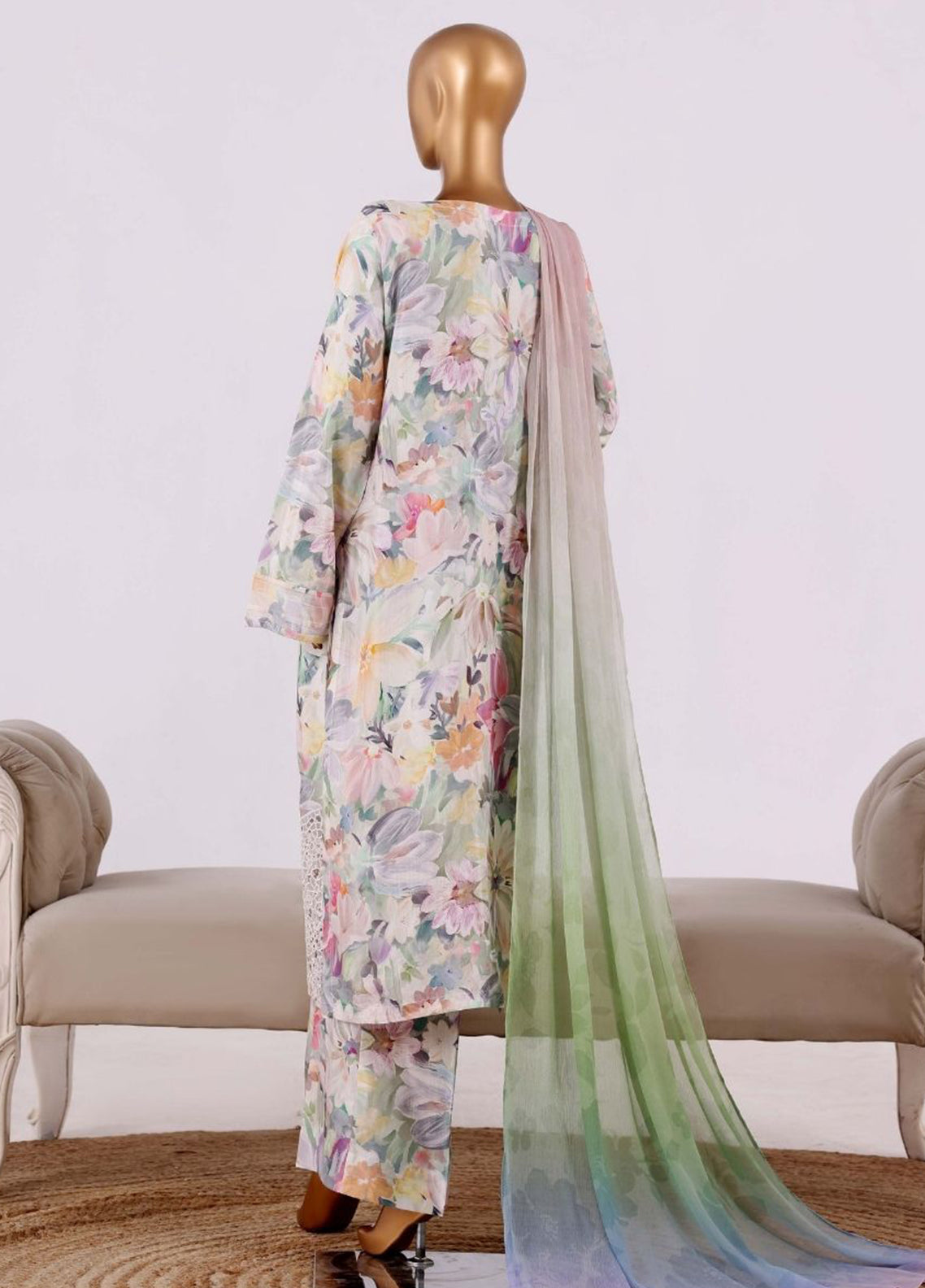 Majestic By HZ Textiles Embroidered Silk 3 Piece Stitched Suit HZ26MESSP D-RPE-2614 Majestic By HZ Textiles Embroidered Silk 3 Piece Stitched Suit HZ26MESSP D-RPE-2614