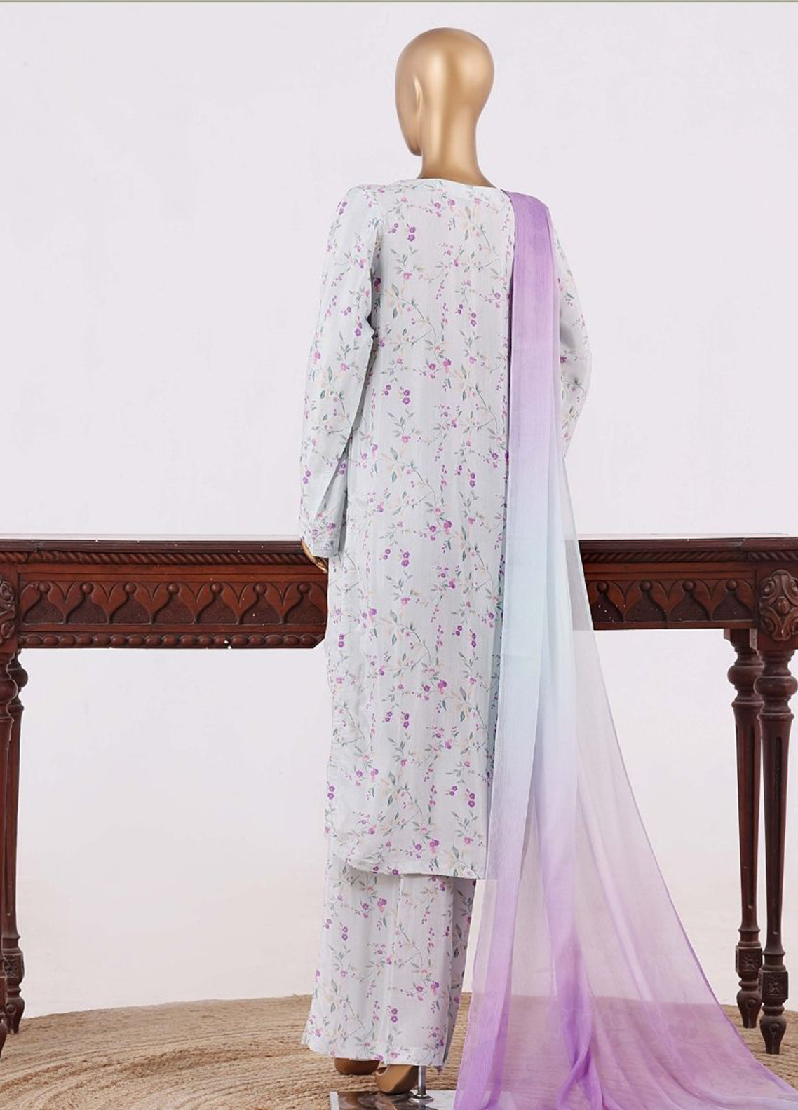 Majestic By HZ Textiles Embroidered Silk 3 Piece Stitched Suit HZ26MESSP D-RPE-2615 Majestic By HZ Textiles Embroidered Silk 3 Piece Stitched Suit HZ26MESSP D-RPE-2615