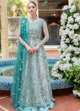 Mann Mein Tu by Mushq Embroidered Net Suits Unstitched 3 Piece - MQ25MMT MWD-01 KAHANI