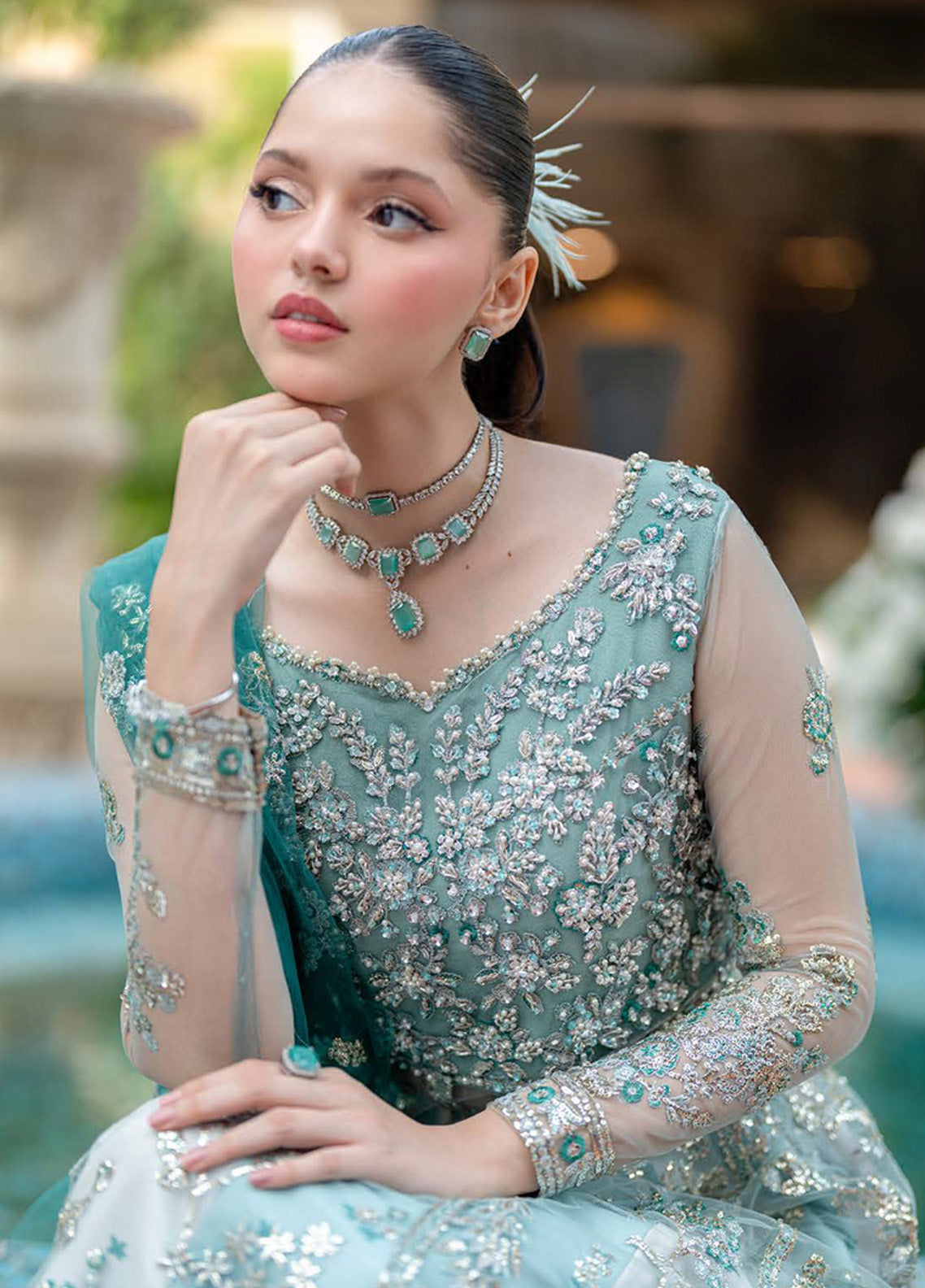 Mann Mein Tu by Mushq Embroidered Net Suits Unstitched 3 Piece - MQ25MMT MWD-01 KAHANI Mann Mein Tu by Mushq Embroidered Net Suits Unstitched 3 Piece - MQ25MMT MWD-01 KAHANI