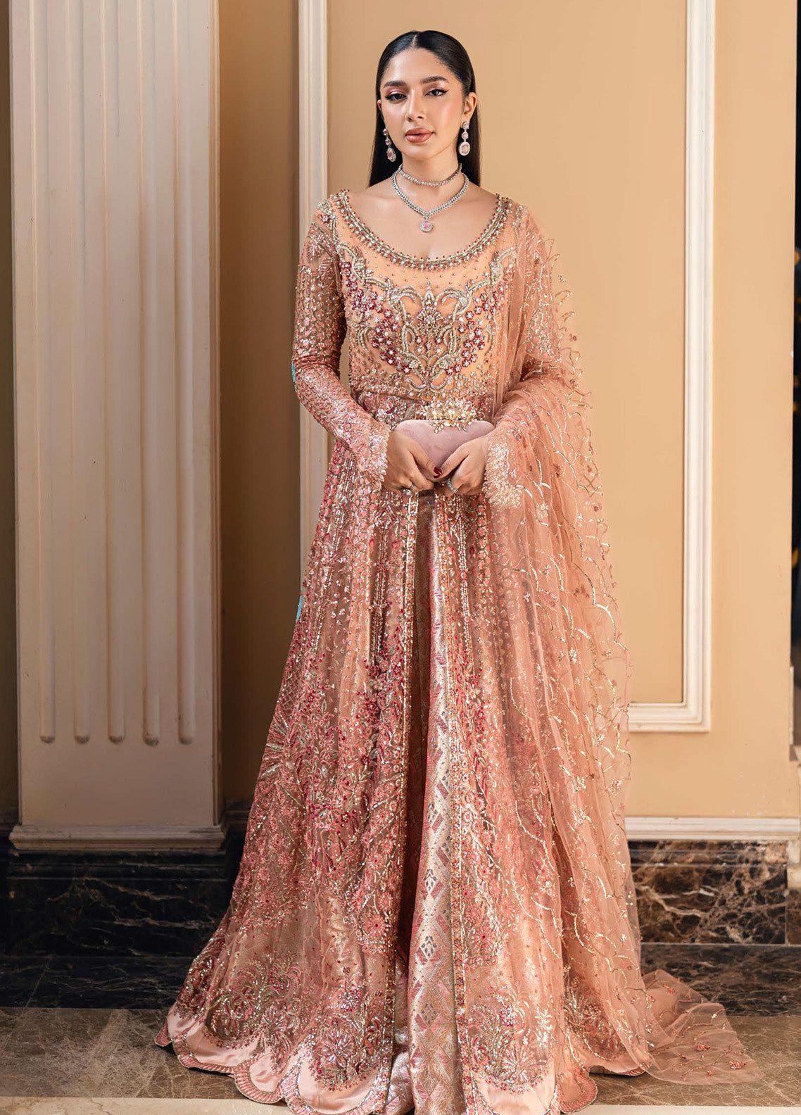 Mann Mein Tu by Mushq Embroidered Net Suits Unstitched 3 Piece - MQ25MMT MWD-02 YAARI Mann Mein Tu by Mushq Embroidered Net Suits Unstitched 3 Piece - MQ25MMT MWD-02 YAARI