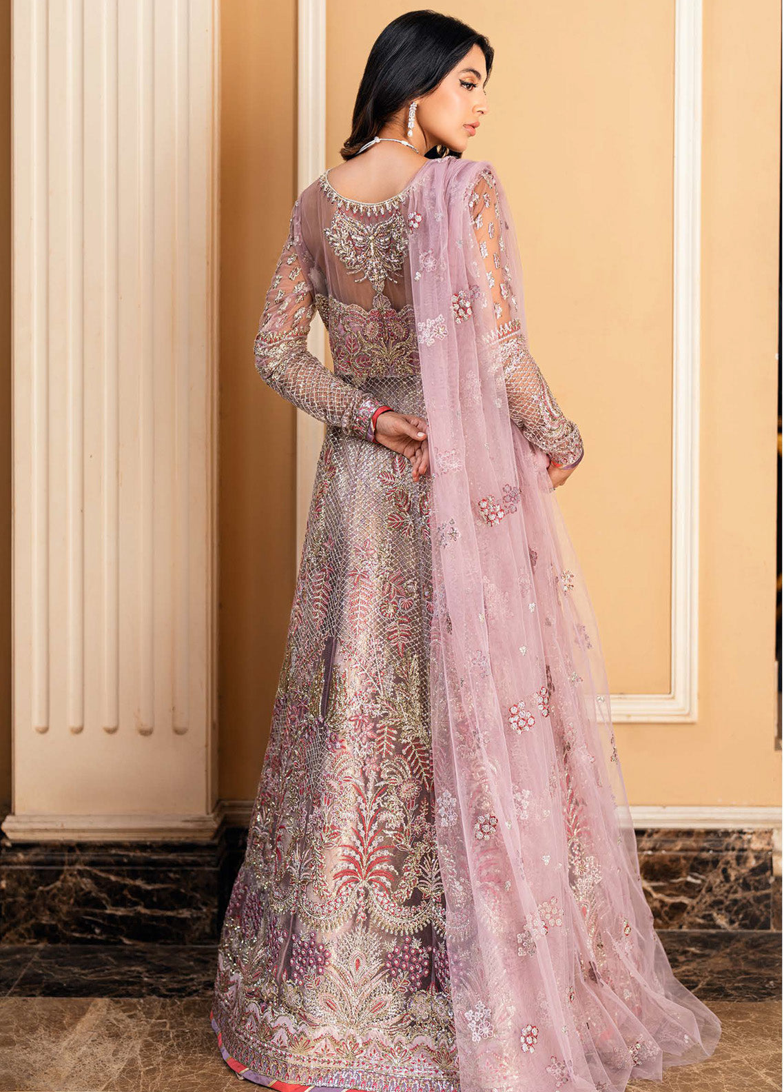 Mann Mein Tu by Mushq Embroidered Net Suits Unstitched 3 Piece - MQ25MMT MWD-05 WADAY Mann Mein Tu by Mushq Embroidered Net Suits Unstitched 3 Piece - MQ25MMT MWD-05 WADAY