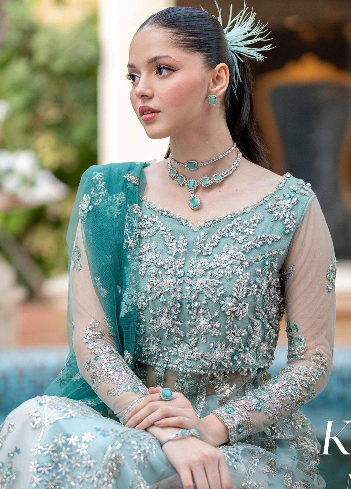 Mann Mein Tu by Mushq Embroidered Net Suits Unstitched 3 Piece - MQ25MMT MWD-06 DOU PAL Mann Mein Tu by Mushq Embroidered Net Suits Unstitched 3 Piece - MQ25MMT MWD-06 DOU PAL