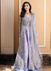 Mann Mein Tu by Mushq Embroidered Net Suits Unstitched 3 Piece - MQ25MMT MWD-08 PAYAAL