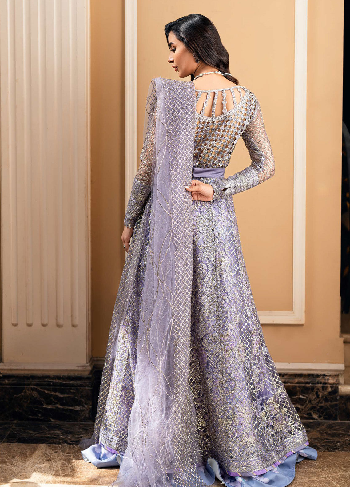Mann Mein Tu by Mushq Embroidered Net Suits Unstitched 3 Piece - MQ25MMT MWD-08 PAYAAL Mann Mein Tu by Mushq Embroidered Net Suits Unstitched 3 Piece - MQ25MMT MWD-08 PAYAAL