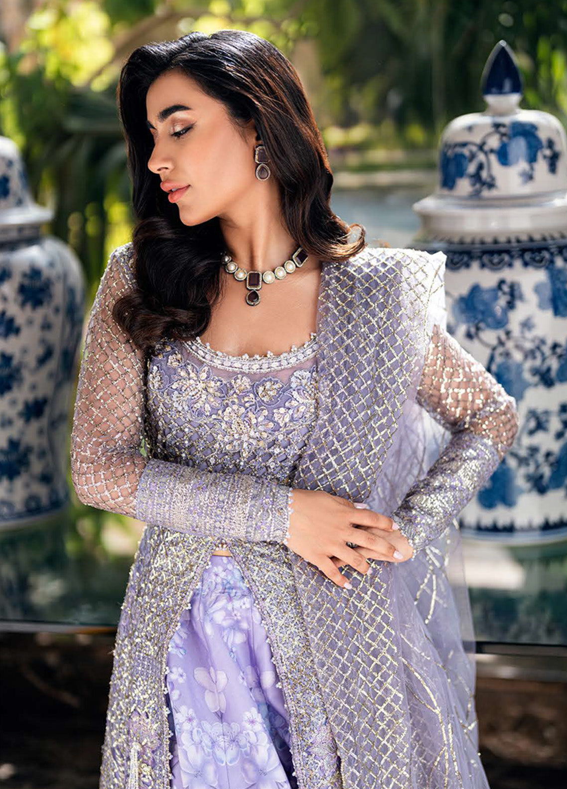 Mann Mein Tu by Mushq Embroidered Net Suits Unstitched 3 Piece - MQ25MMT MWD-08 PAYAAL Mann Mein Tu by Mushq Embroidered Net Suits Unstitched 3 Piece - MQ25MMT MWD-08 PAYAAL