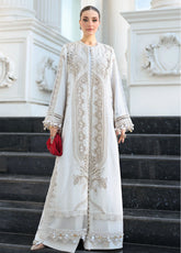 Maria B Luxury Embroidered Lawn 3 Piece Unstitched Suit MB26LLEV2 D-01