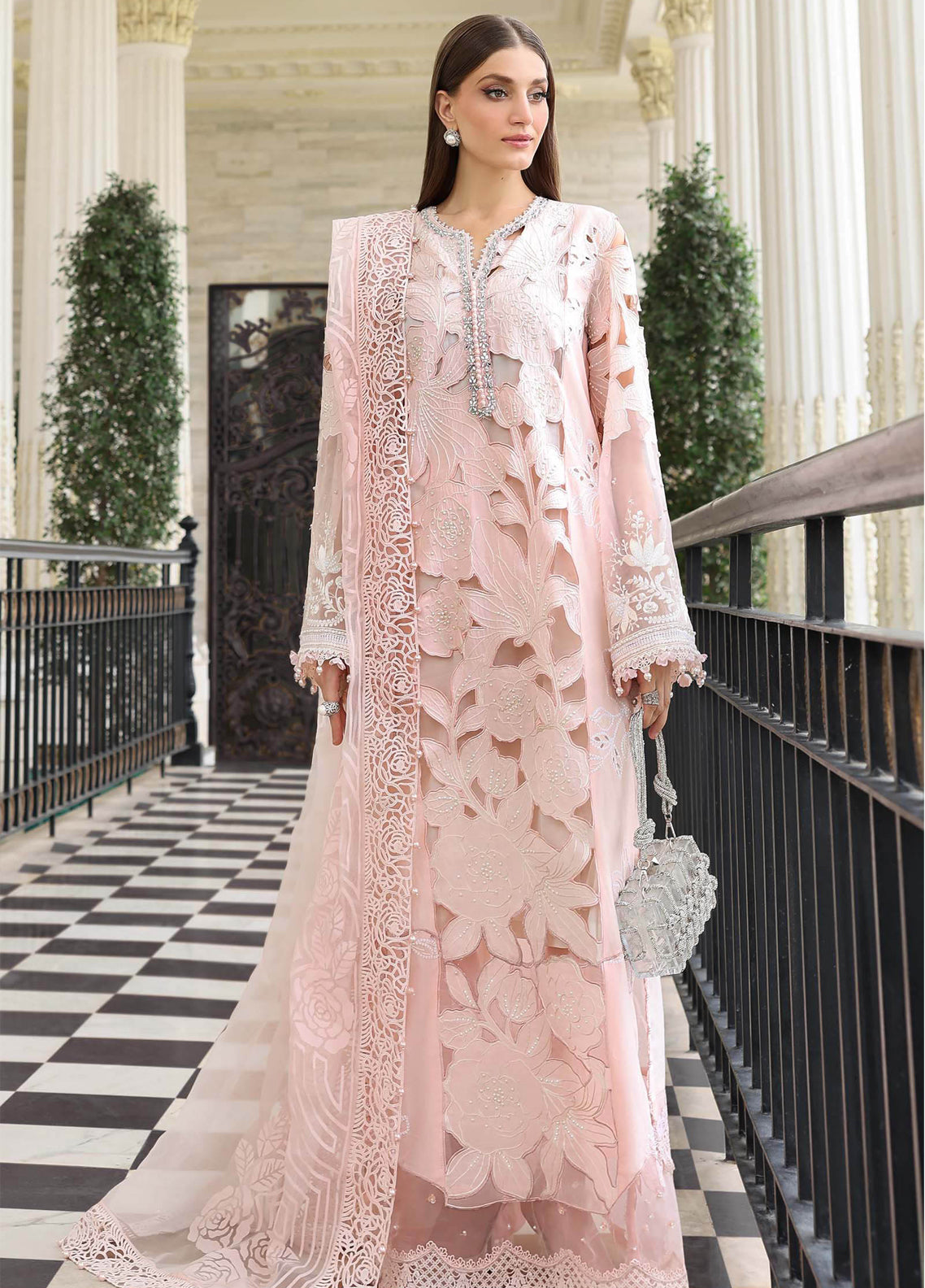 Maria B Luxury Embroidered Lawn 3 Piece Unstitched Suit MB26LLEV2 D-02 Maria B Luxury Embroidered Lawn 3 Piece Unstitched Suit MB26LLEV2 D-02