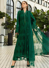 Maria B Luxury Embroidered Lawn 3 Piece Unstitched Suit MB26LLEV2 D-04