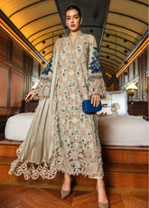 Maria B Luxury Embroidered Lawn 3 Piece Unstitched Suit MB26LLEV2 D-08