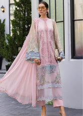 Maria B Luxury Embroidered Lawn 3 Piece Unstitched Suit MB26LLEV2 D-09