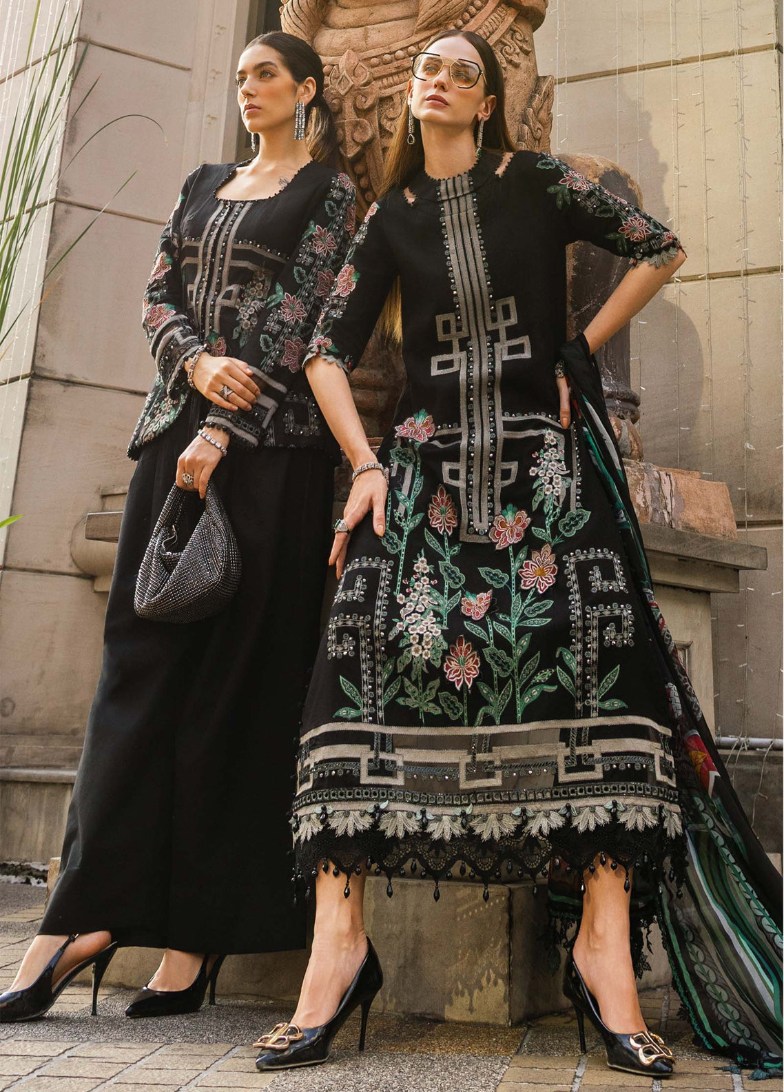 Maria B Luxury Embroidered Lawn 3 Piece Unstitched Suit MB26LLEV2 D-11 Maria B Luxury Embroidered Lawn 3 Piece Unstitched Suit MB26LLEV2 D-11