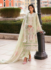 Maria B Luxury Embroidered Lawn 3 Piece Unstitched Suit MB26LLE D-11A