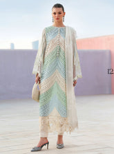 Maria B Luxury Embroidered Lawn 3 Piece Unstitched Suit MB26LLE D-12A