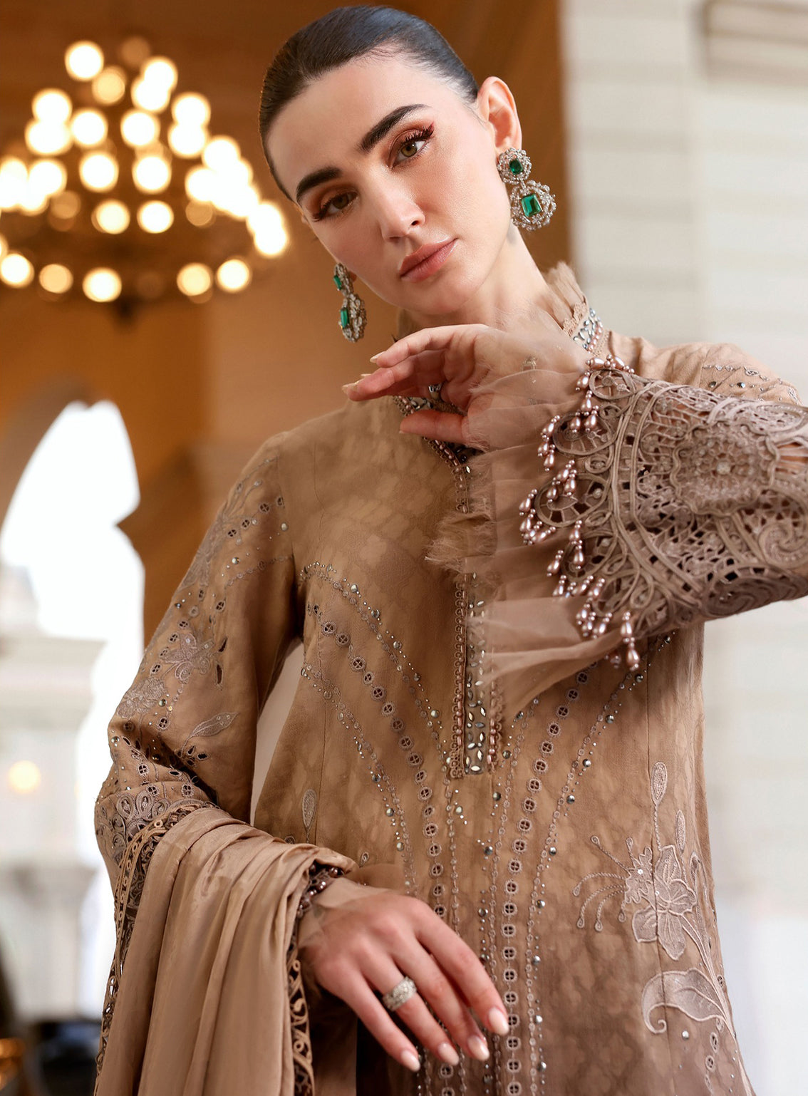 Maria B Luxury Embroidered Lawn 3 Piece Unstitched Suit MB26LLE D-1A Maria B Luxury Embroidered Lawn 3 Piece Unstitched Suit MB26LLE D-1A