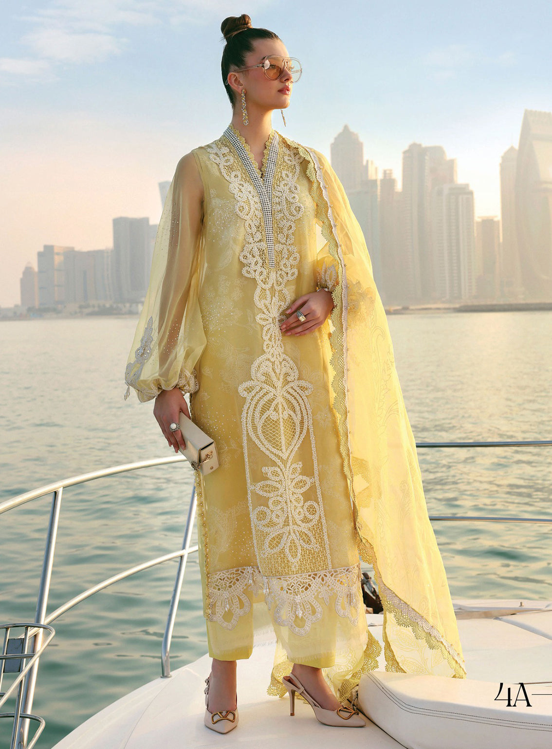 Maria B Luxury Embroidered Lawn 3 Piece Unstitched Suit MB26LLE D-4A Maria B Luxury Embroidered Lawn 3 Piece Unstitched Suit MB26LLE D-4A