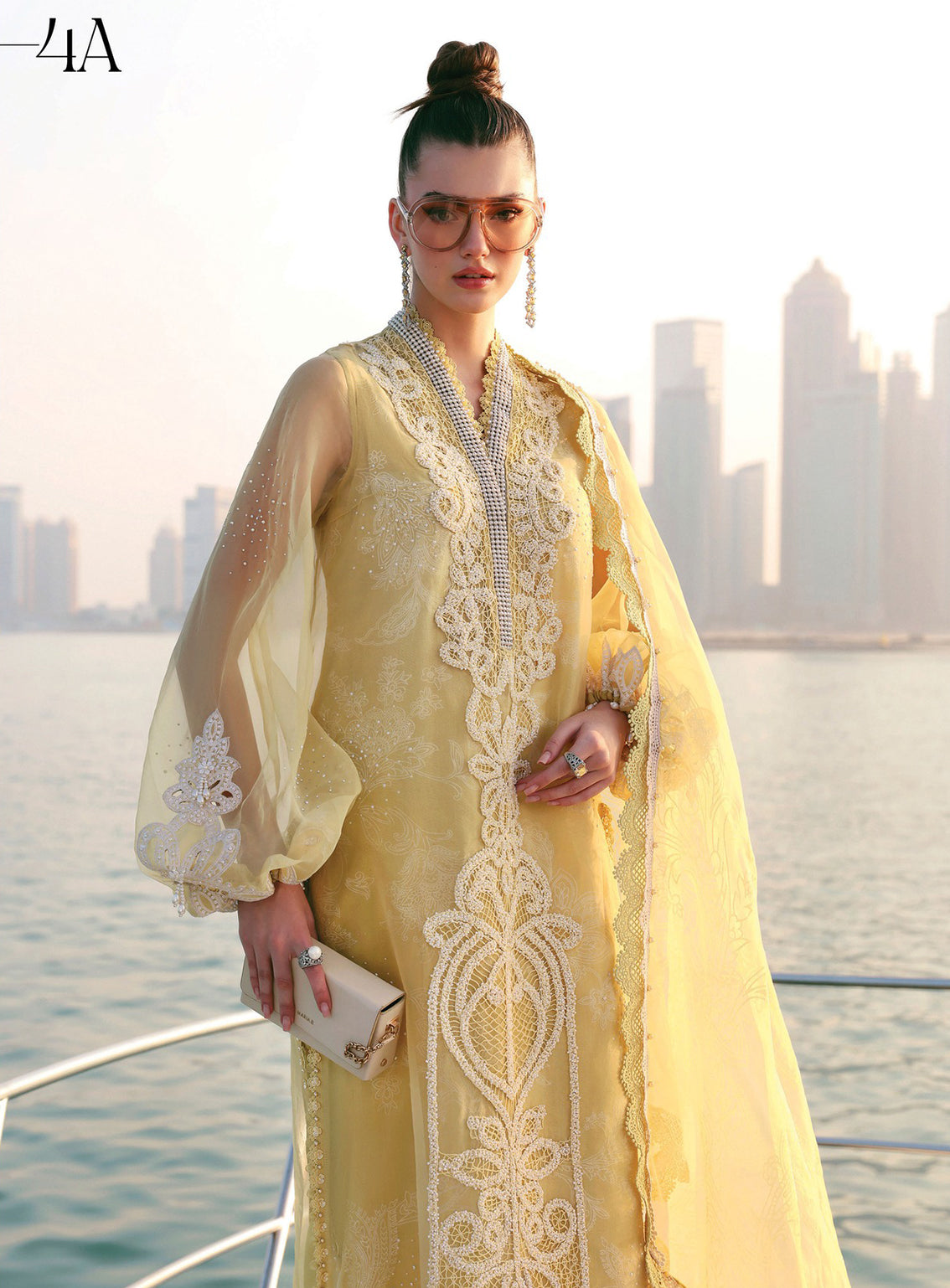 Maria B Luxury Embroidered Lawn 3 Piece Unstitched Suit MB26LLE D-4A Maria B Luxury Embroidered Lawn 3 Piece Unstitched Suit MB26LLE D-4A