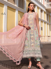 Maria B Luxury Embroidered Lawn 3 Piece Unstitched Suit MB26LLE D-6A