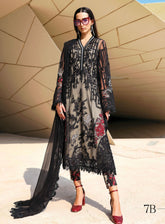 Maria B Luxury Embroidered Lawn 3 Piece Unstitched Suit MB26LLE D-7B
